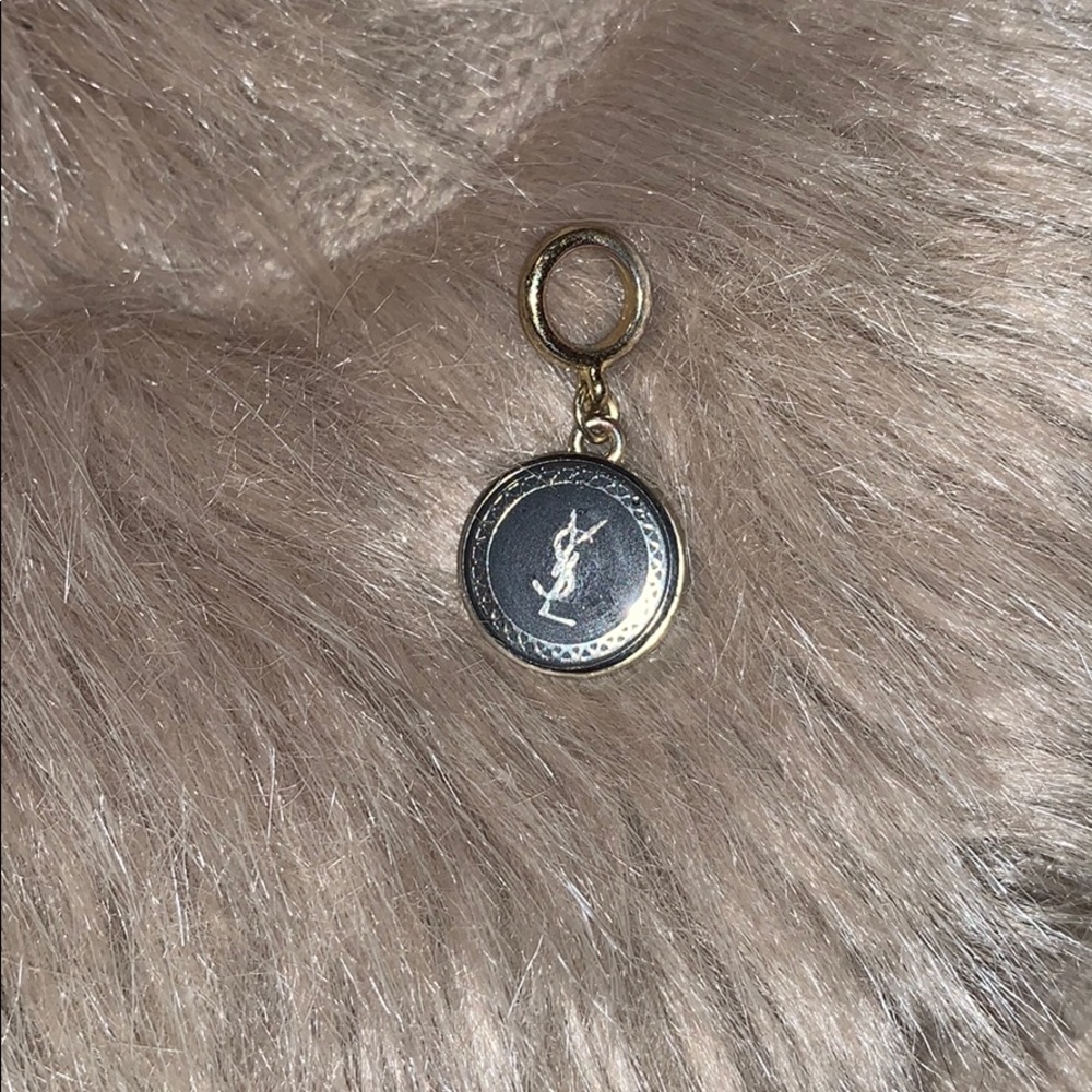 Repurposed YSL button for necklace